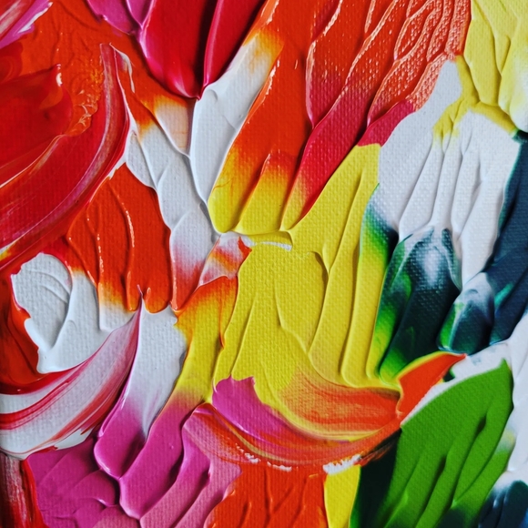 Original Diptych Abstract Acrylic Painting on Canvas, 9x12 - Picture 9 of 16